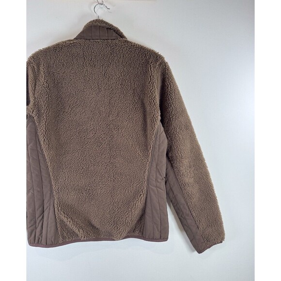 Patagonia Womens Jacket Brown Retro X Deep Pile Fleece Full Zip Outdoor Medium - Picture 9 of 10
